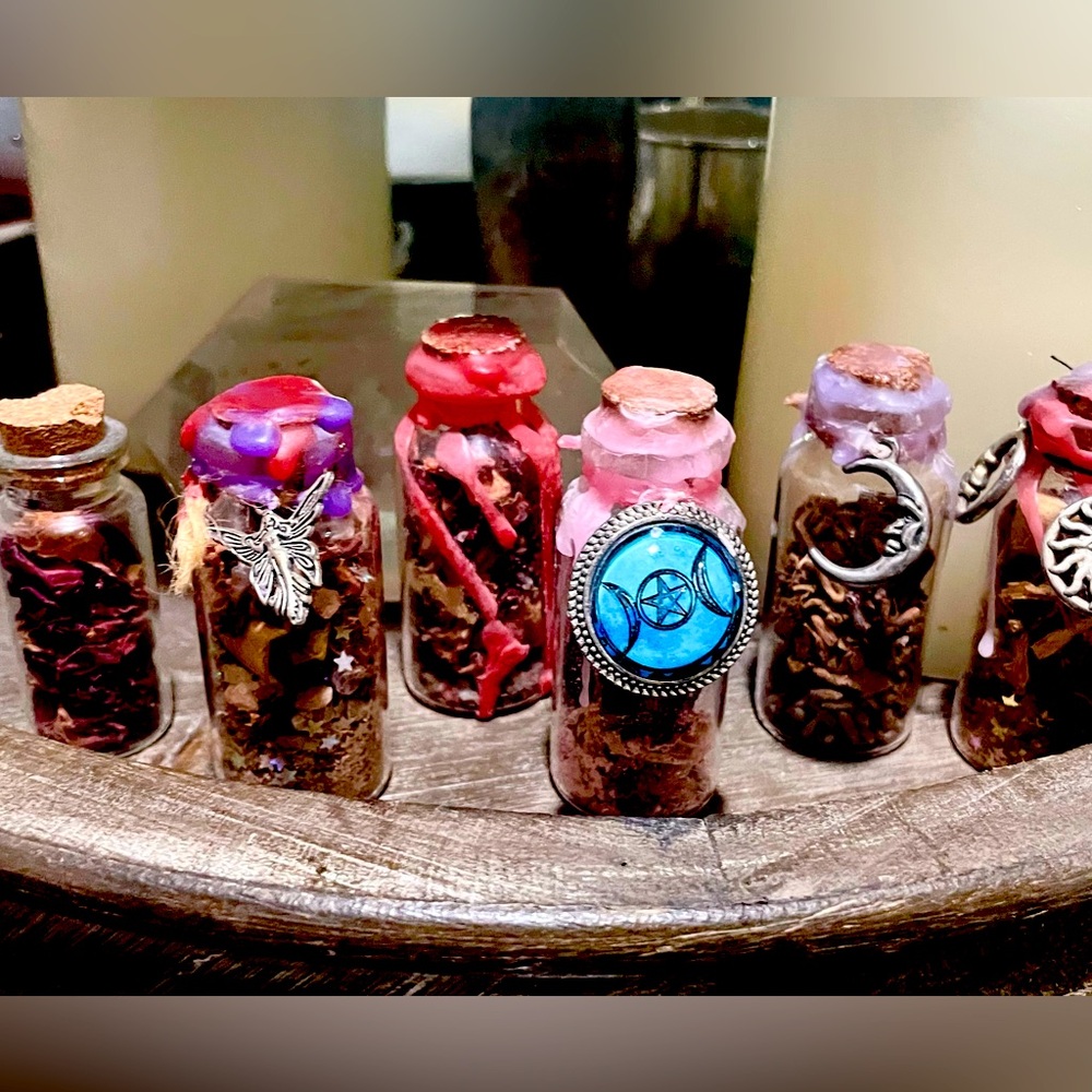 Custom Witch Bottles!!!!